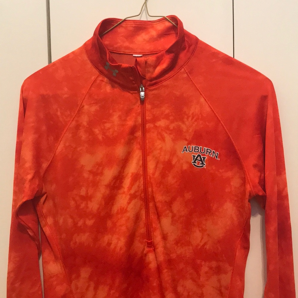 Auburn tie dye quarter zip